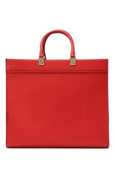 Женская сумка-тоут sunshine medium FENDI красного цвета, арт. 8BH386/AQF5 | Фото 6 (Материал: Натуральная кожа; Размер: medium)