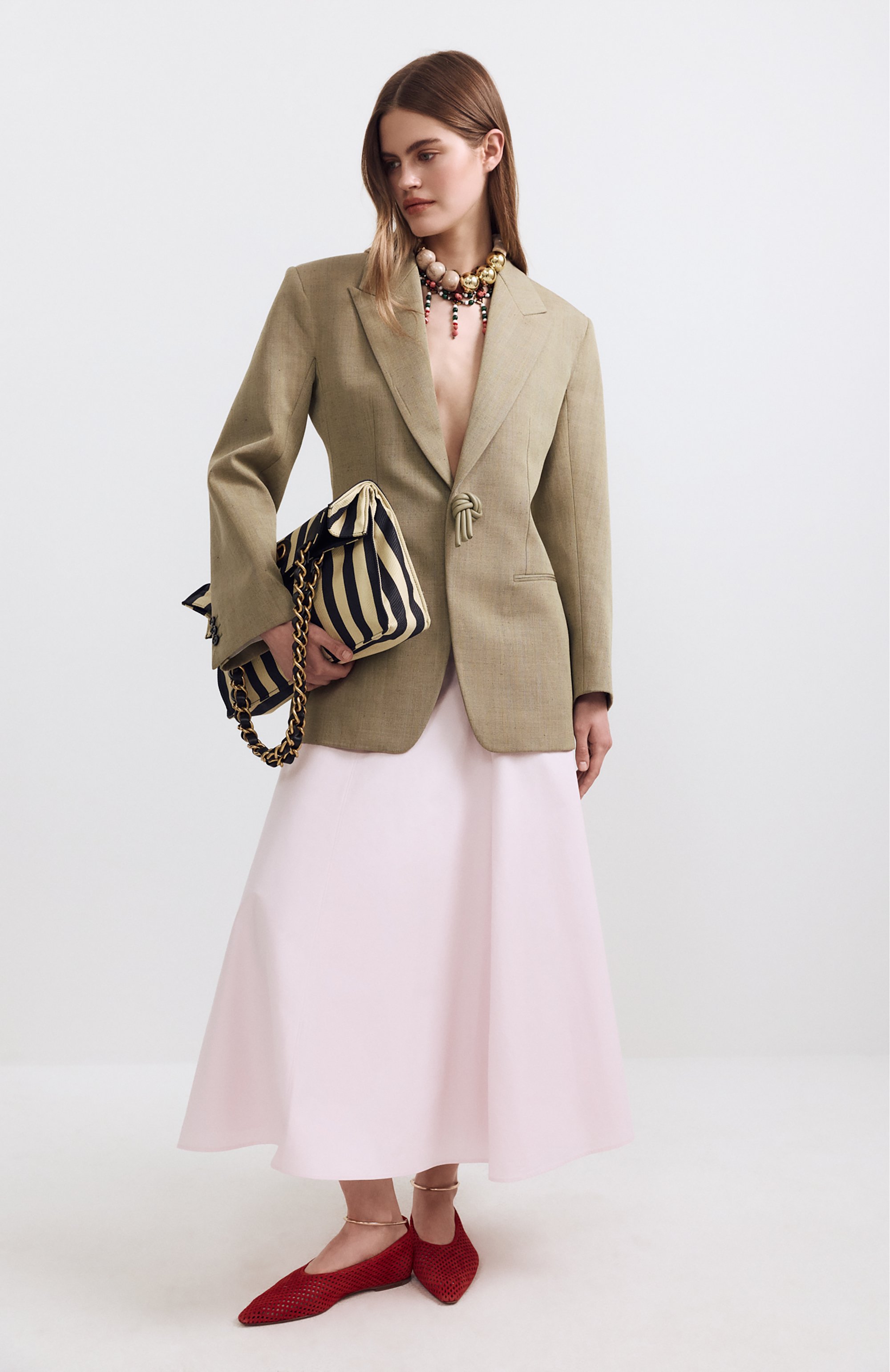 Хлопковая юбка JACQUEMUS, арт. 25HSKW00635/AW00648, фот о 6
