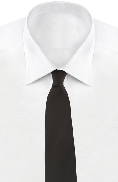 Галстук BRIONI черного цвета по цене 25050 руб., арт. 062I/PZ411, фото 2 Галстук BRIONI, арт. 062I/PZ411, фото 2