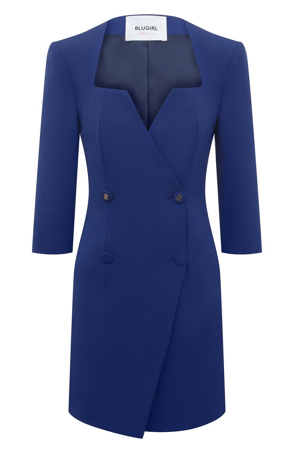 Платье BLUGIRL синего цвета по цене 48950 руб., арт. RA4128/T3191, фото 1 Платье BLUGIRL, арт. RA4128/T3191, фото 1