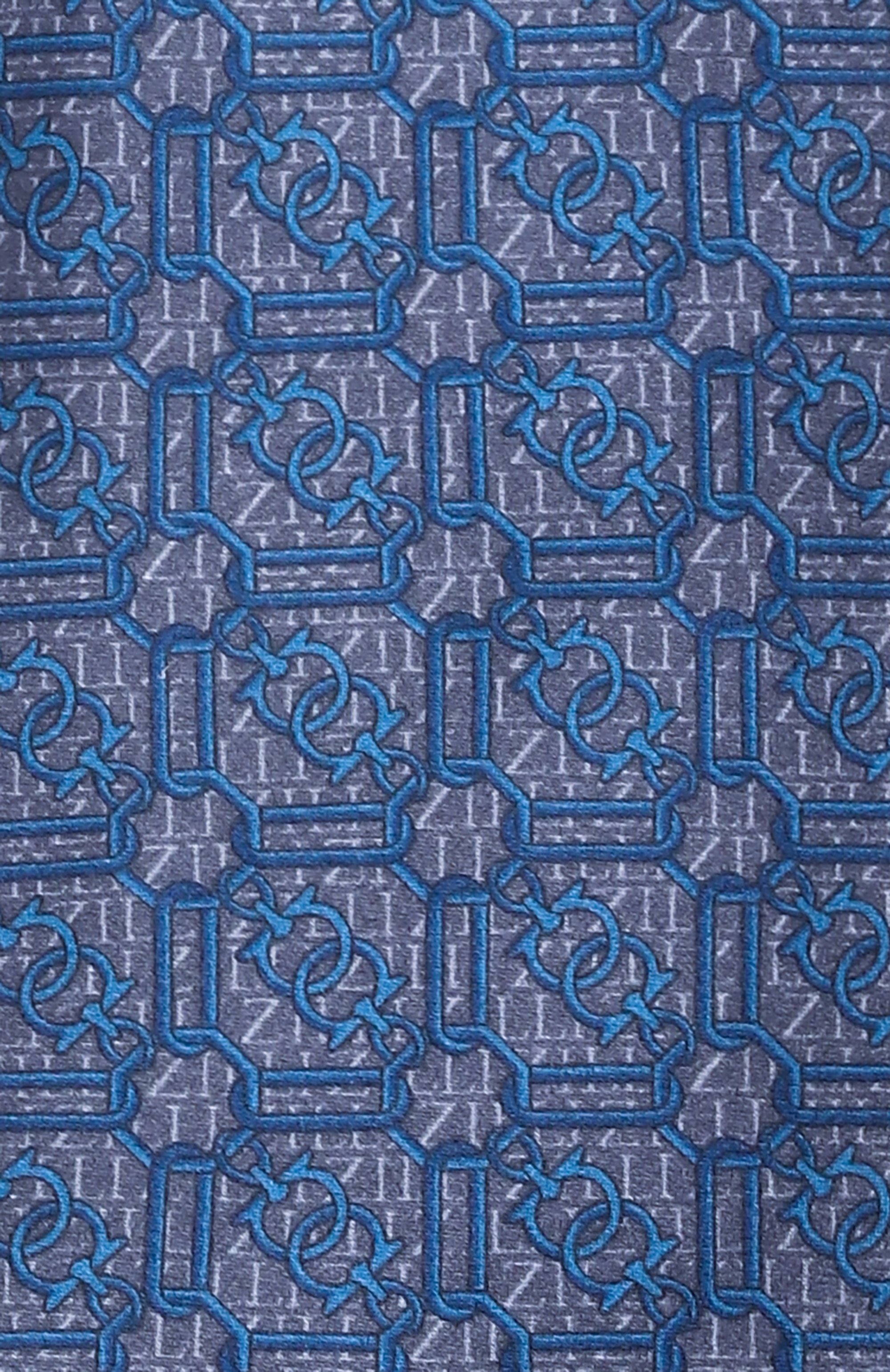 Шелковый галстук ZILLI, арт. CRAV2BM0600VZMRB0, фото 4