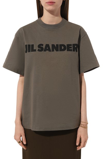 Хлопковая футболка JIL SANDER, арт. J02GC0001/J20215, фото 3