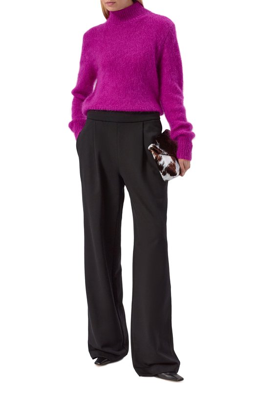 Хлопковые брюки Dries Van Noten 252-011138-2611 Чёрный  252-011138-2611 Фото 2