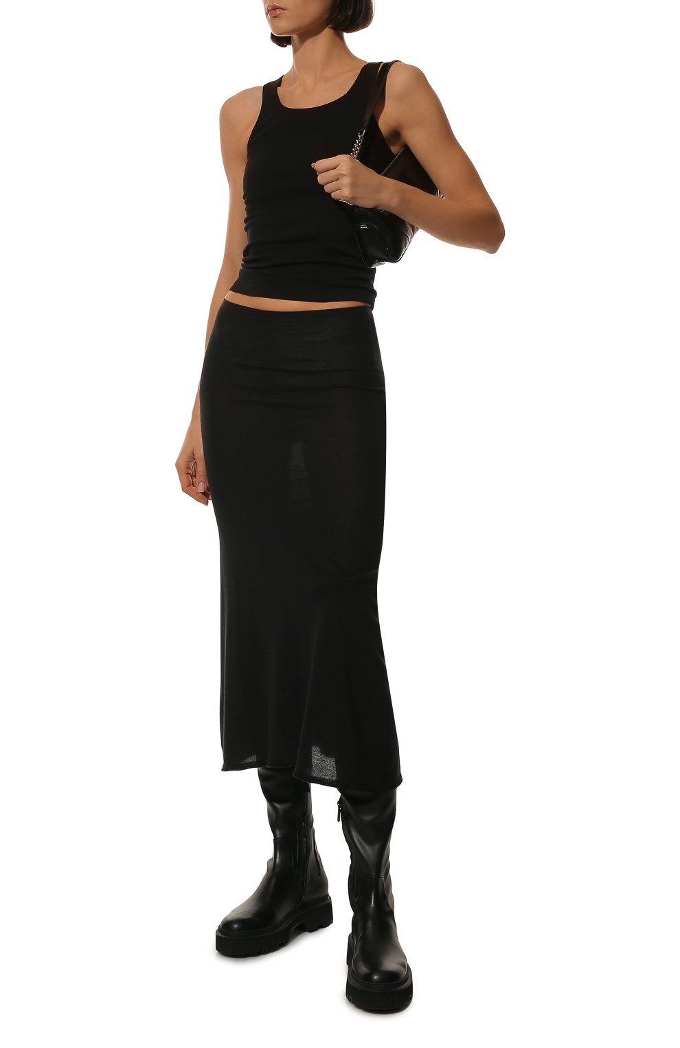 Кожаные ботфорты SANTONI, арт. WBCI61054NERRAPMN01, фото 2