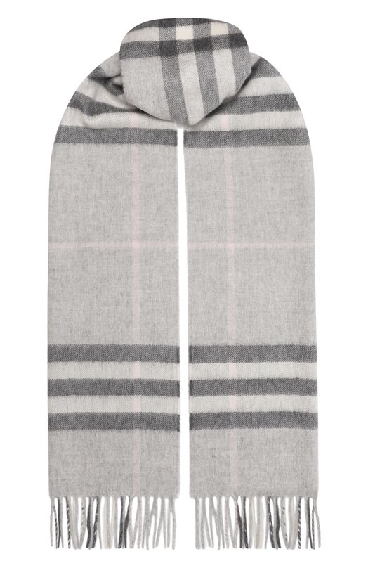 Кашемировый шарф Burberry 8112637 Серый 8112637