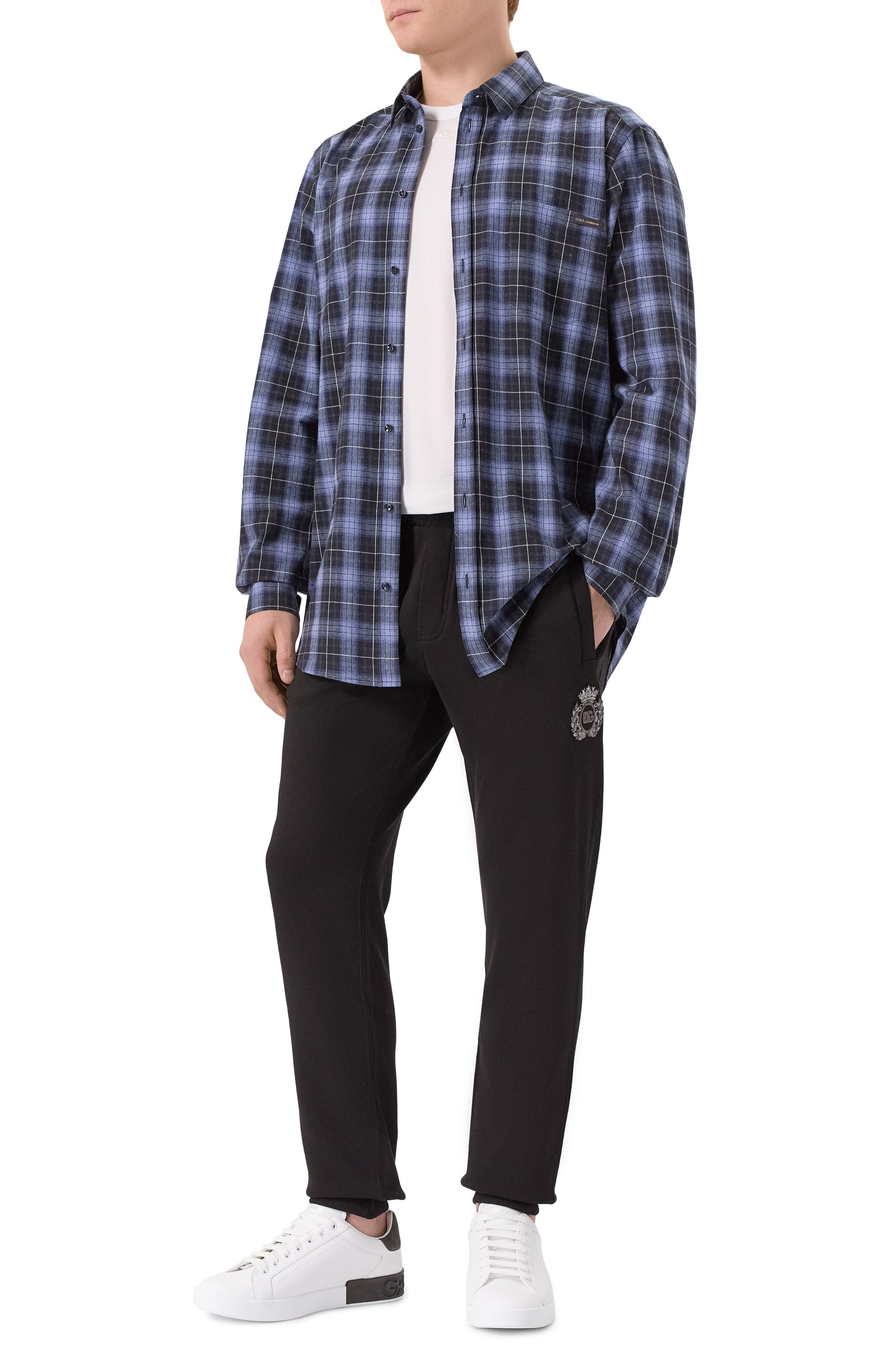 Хлопковые джоггеры DOLCE & GABBANA, арт. GP07TZ/G7PJ7, фото 2