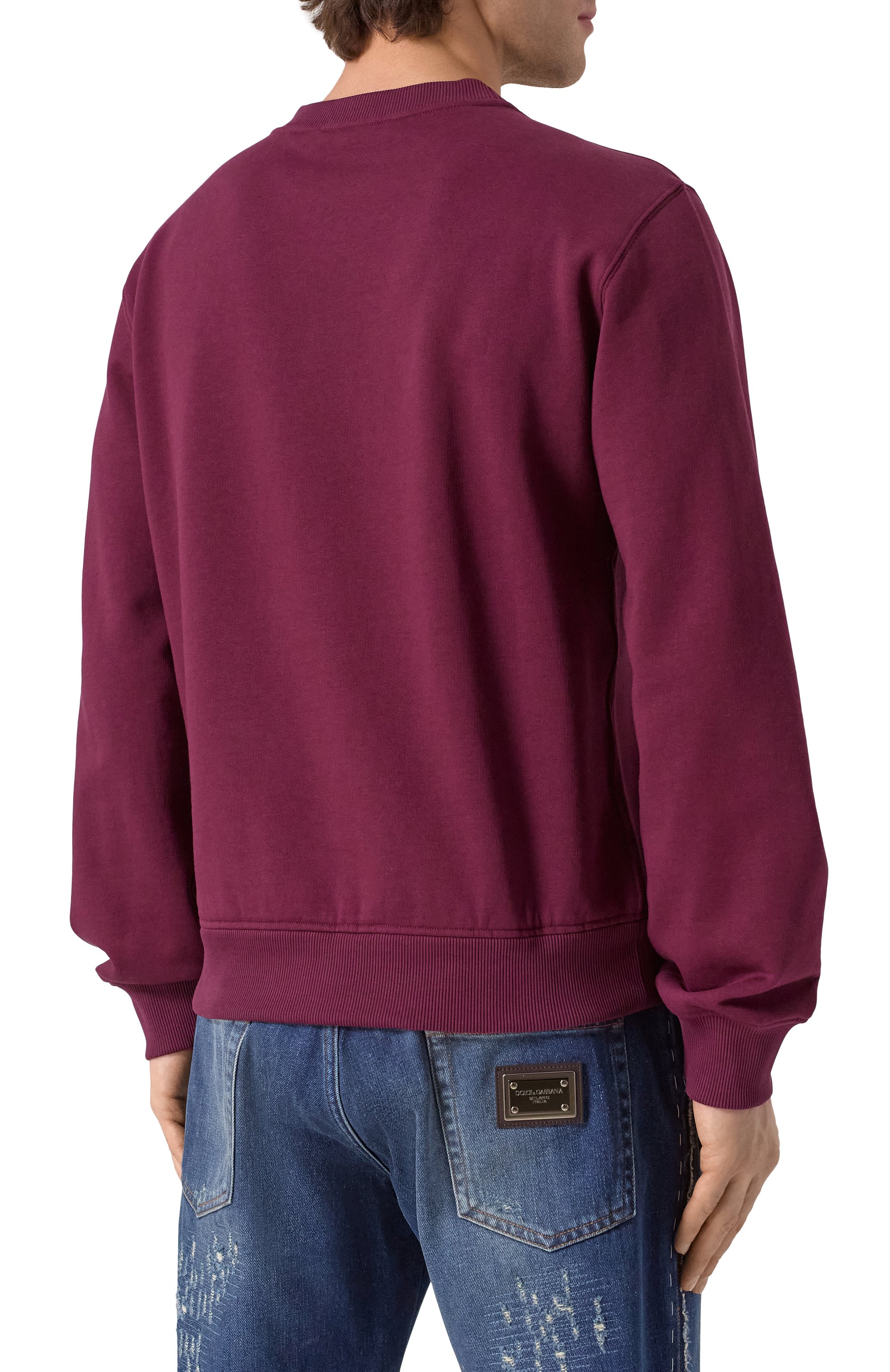 Хлопковый джемпер DOLCE & GABBANA, арт. G9ABJT/G7N7B, фото 4
