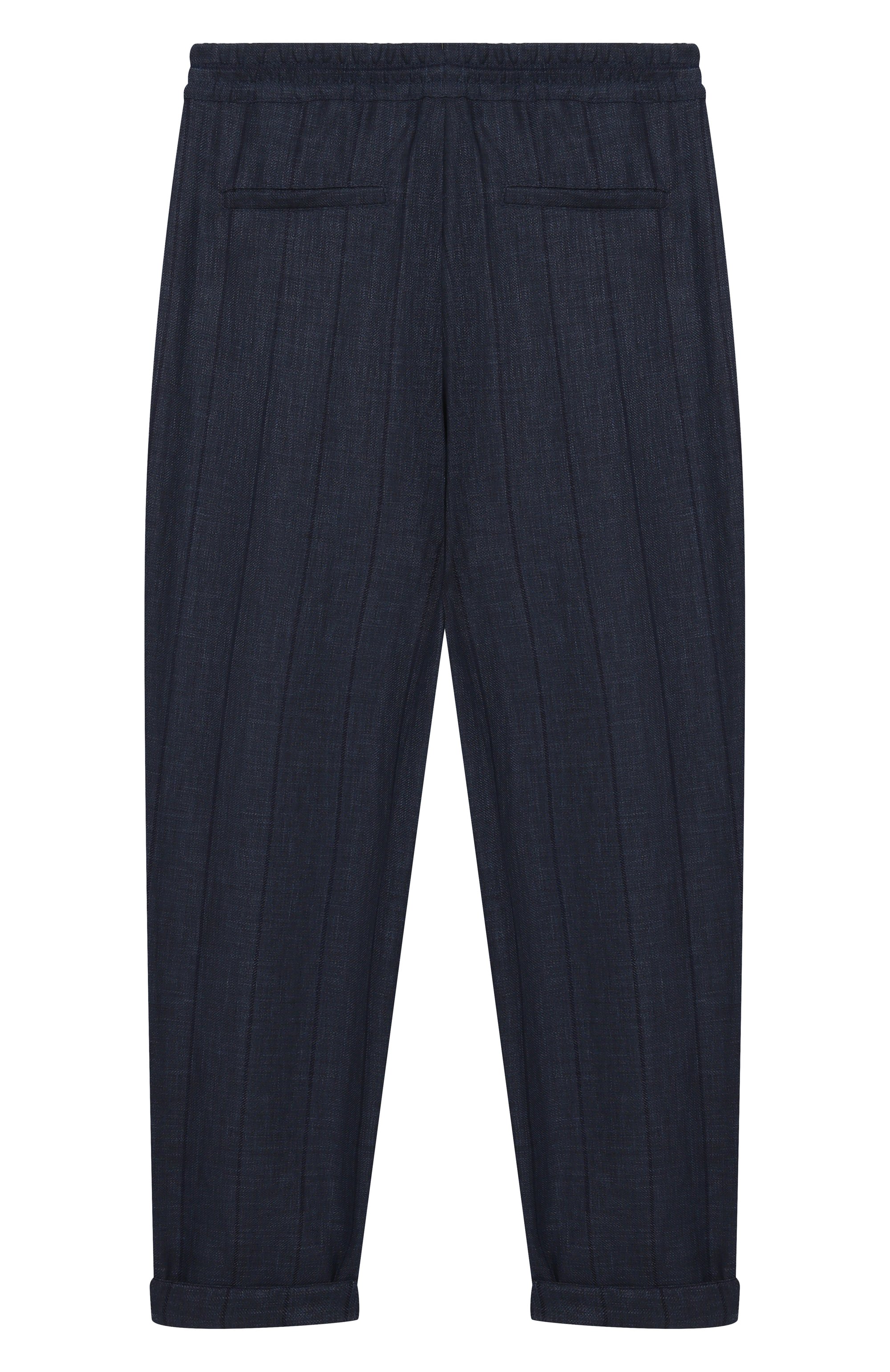 Брюки из шерсти и льна BRUNELLO CUCINELLI, арт. BR484P503C, фото 2