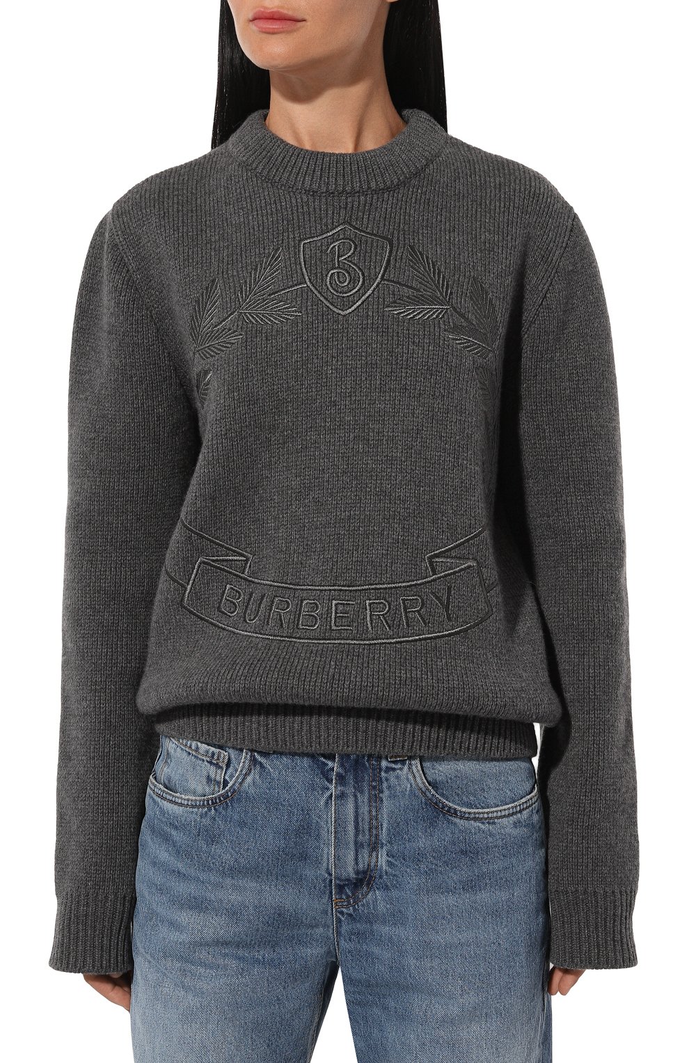 Свитер из шерсти и кашемира BURBERRY, арт. 8070369, фото 3