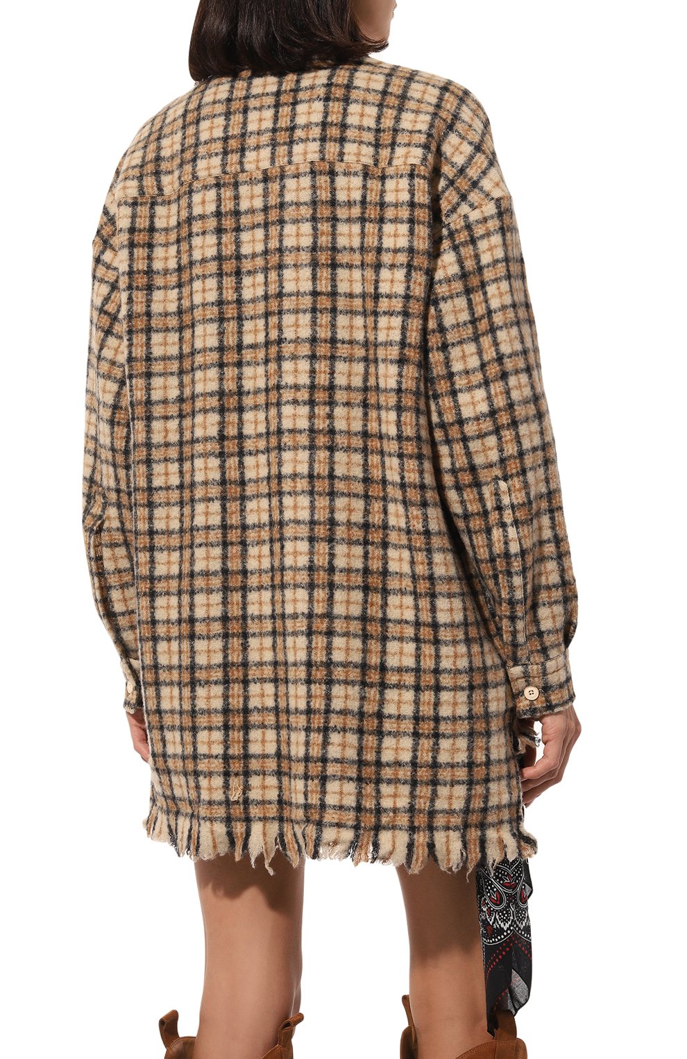 Рубашка из шерсти и кашемира DESTIN, арт. DDW3ANNAMENT, фото 4