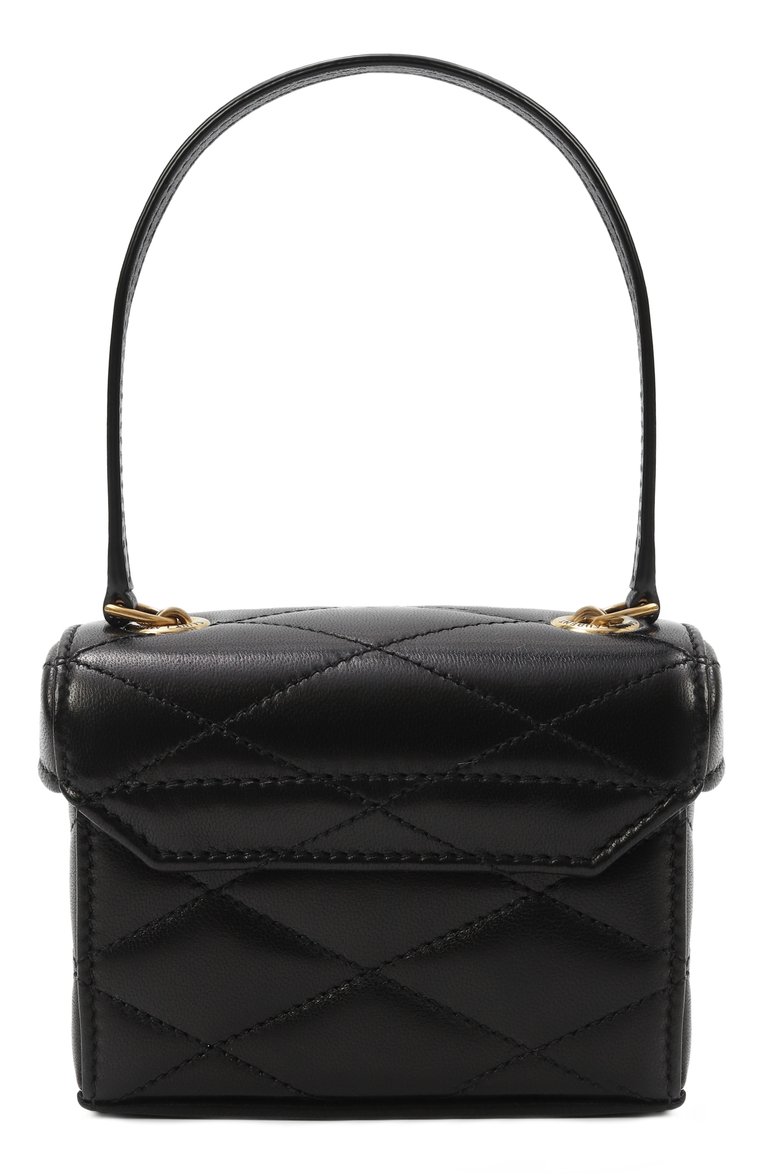 Женская сумка june micro SAINT LAURENT черного цвета, арт. 766793/1EL07 | Фото 6 (Размер: mini; Автоматизация состава: Проставлено; Автоматизация ТО: Проставлено; Материал: Натуральная кожа)