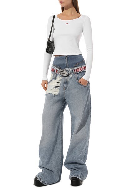 Хлопковый топ DIESEL, арт. A05106/0EJAI, фото 2