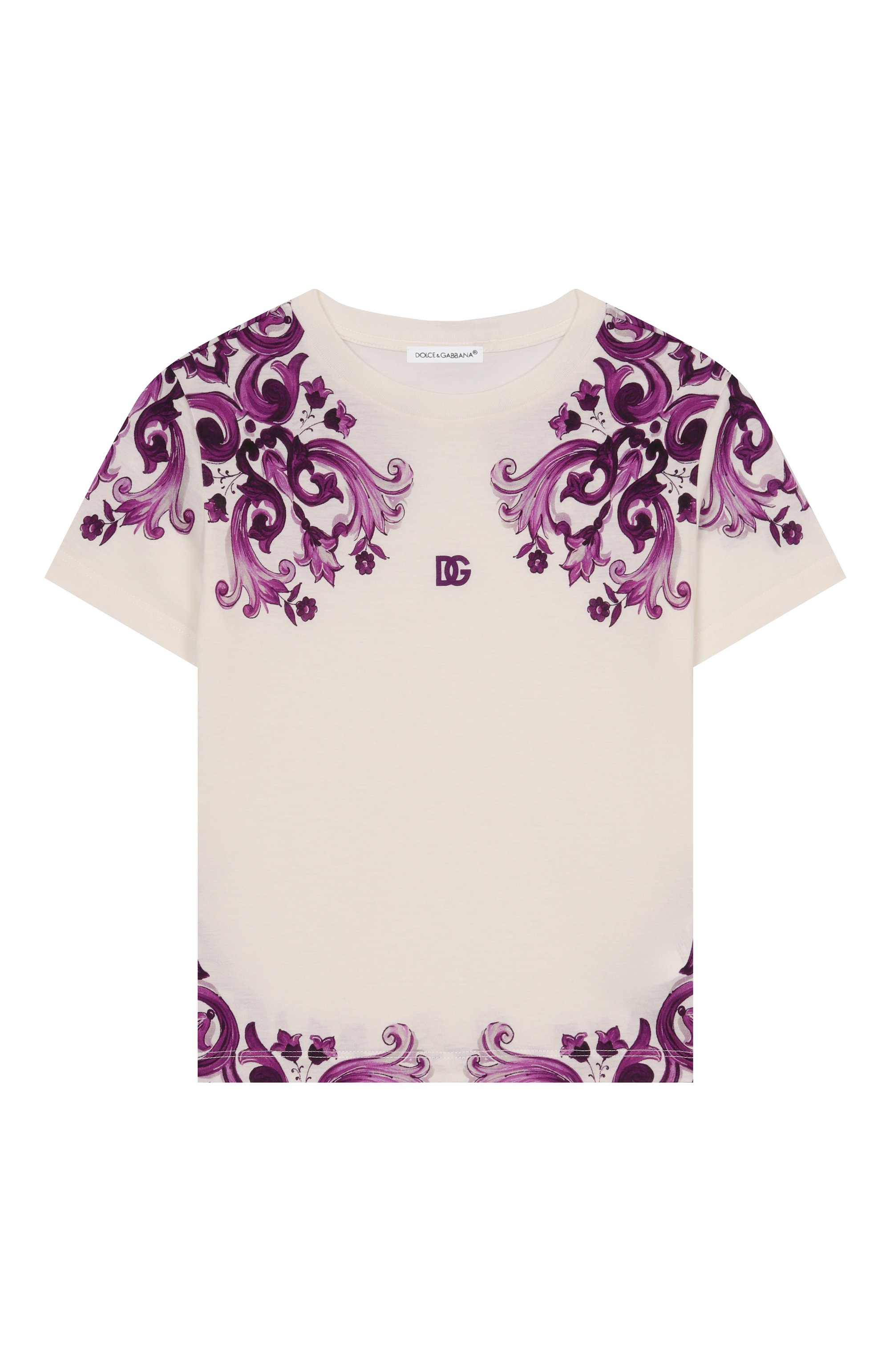 Хлопковая футболка DOLCE & GABBANA, арт. L5JTNK/II7H3/8-12+, фото 1