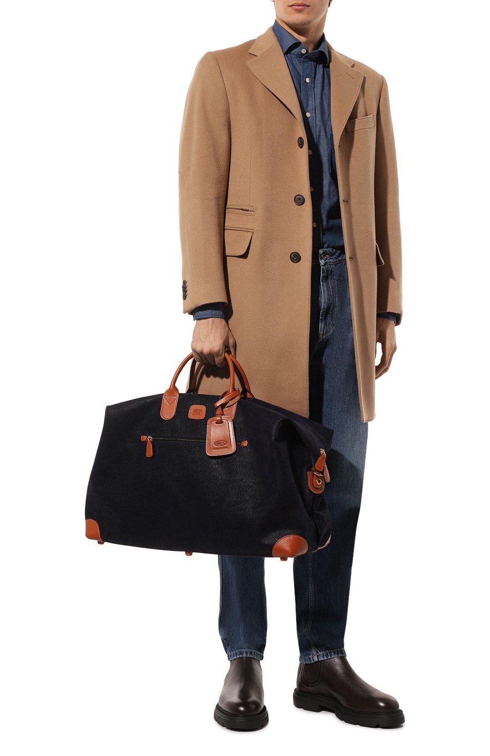 Сумка life holdall BRIC`S темно-синего цвета по цене 52750 руб., арт. BLF20202.396, фото 7 Сумка life holdall BRIC`S, арт. BLF20202.396, фото 7