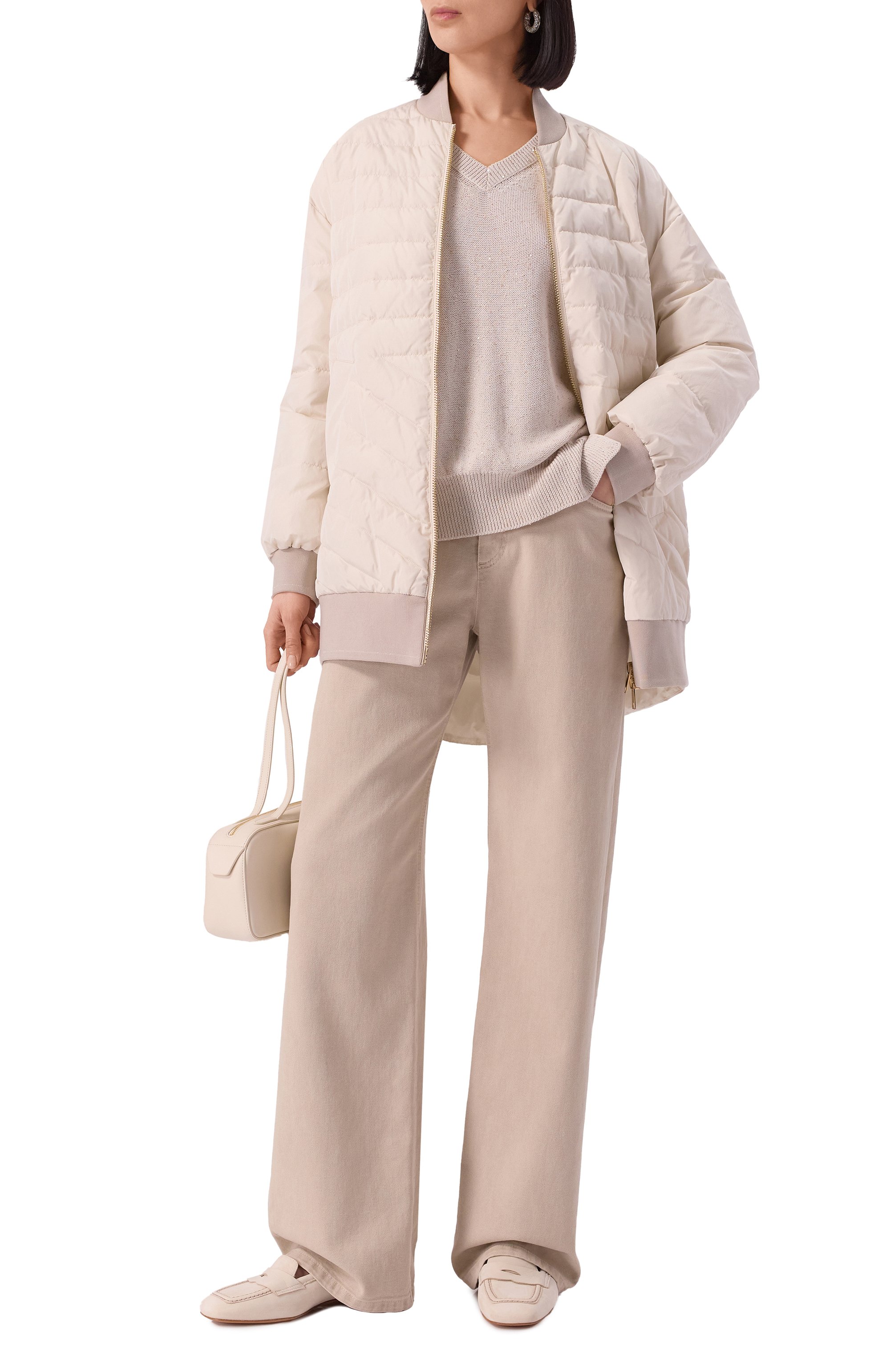 Хлопковый пуловер LORENA ANTONIAZZI, арт. P25124VM33A/3049, фото 2