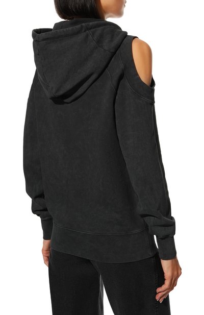 Хлопковое худи VERSACE JEANS COUTURE, арт. 73HAIP09-73DP311 R 33 M00N CRINKLE/CFW0P, фото 4