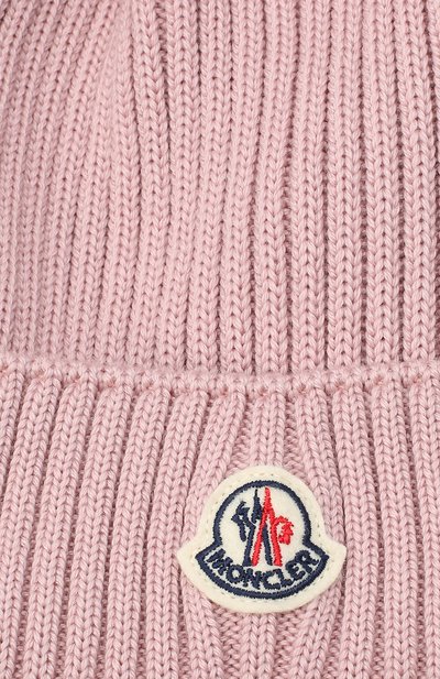 Ше рстяная шапка с меховым помпоном MONCLER, арт. F2-954-3B711-10-04S01, фото 3