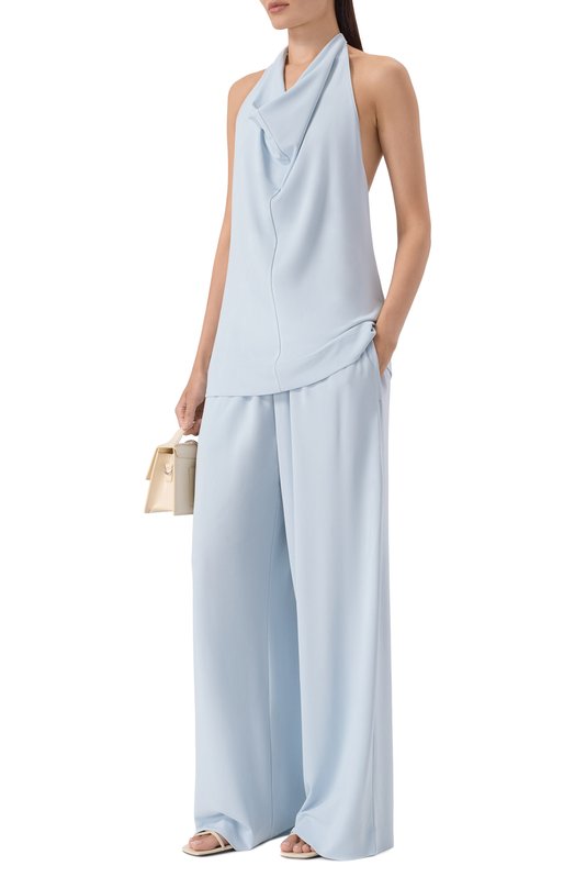 Топ из вискозы 12 STOREEZ 136143 Голубой  136143 Фото 2