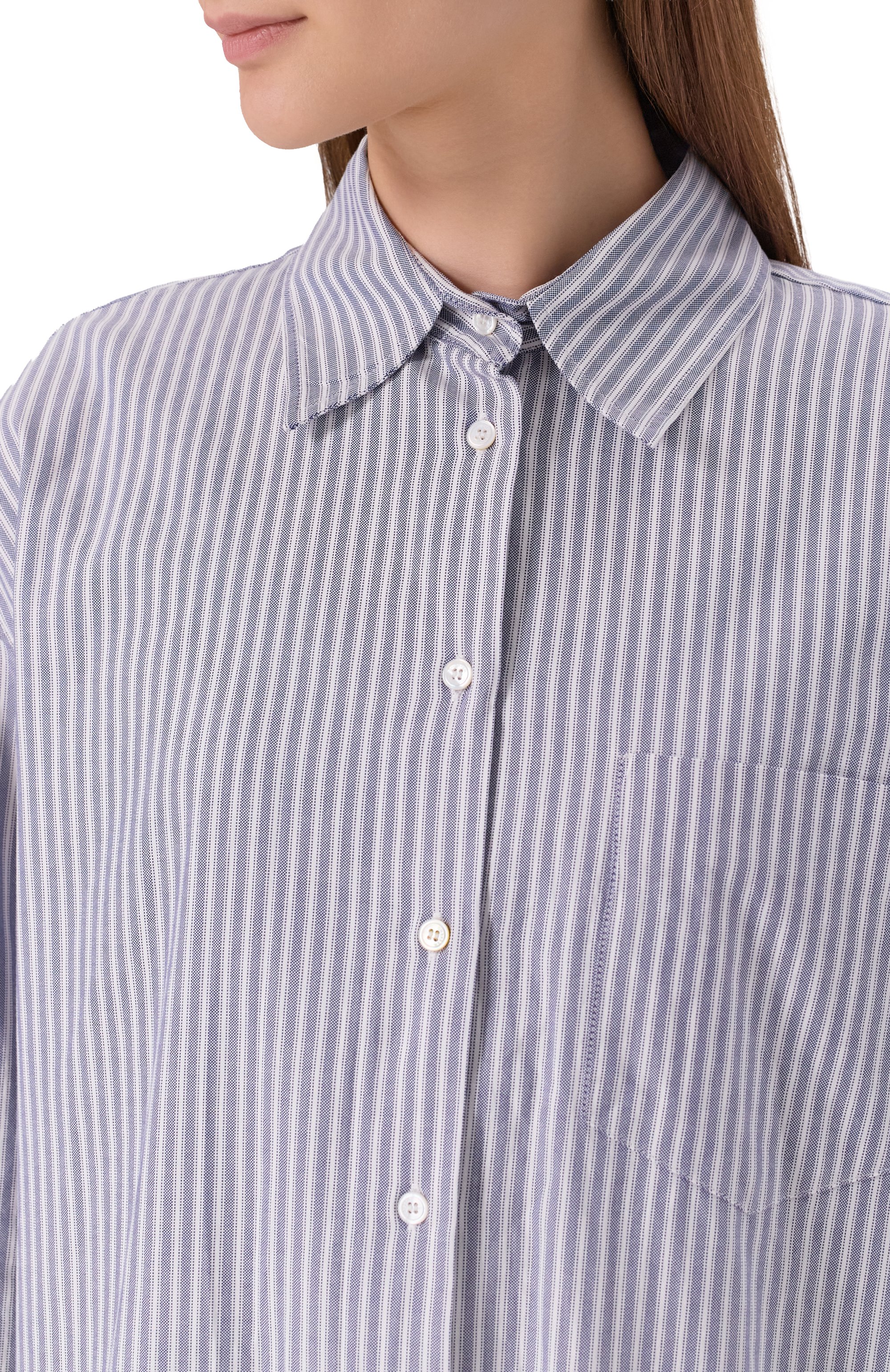 Хлопковая рубашка WEEKEND MAX MARA, арт. QUEVA, фото 5