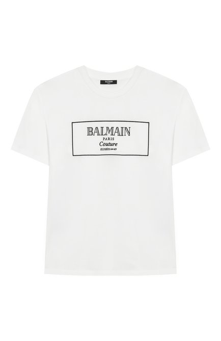 Хлопковая футболка BALMAIN, арт. BX8P51