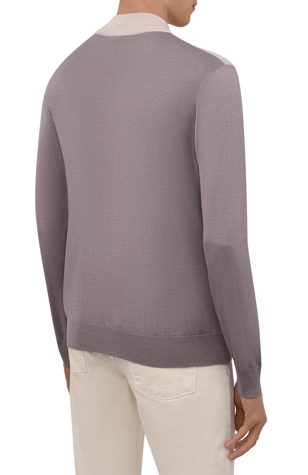 Кардиган из кашемира и шелка ZILLI, арт. MBW-BL035-TREC1/ML01, фото 4