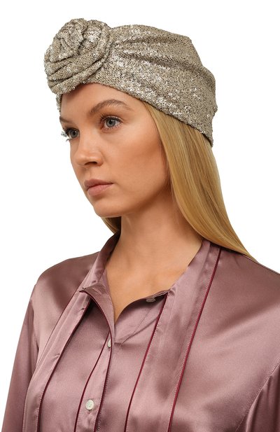 Чалма с пайетками PANFIL, арт. Gld-Tur-Seq, фото 2