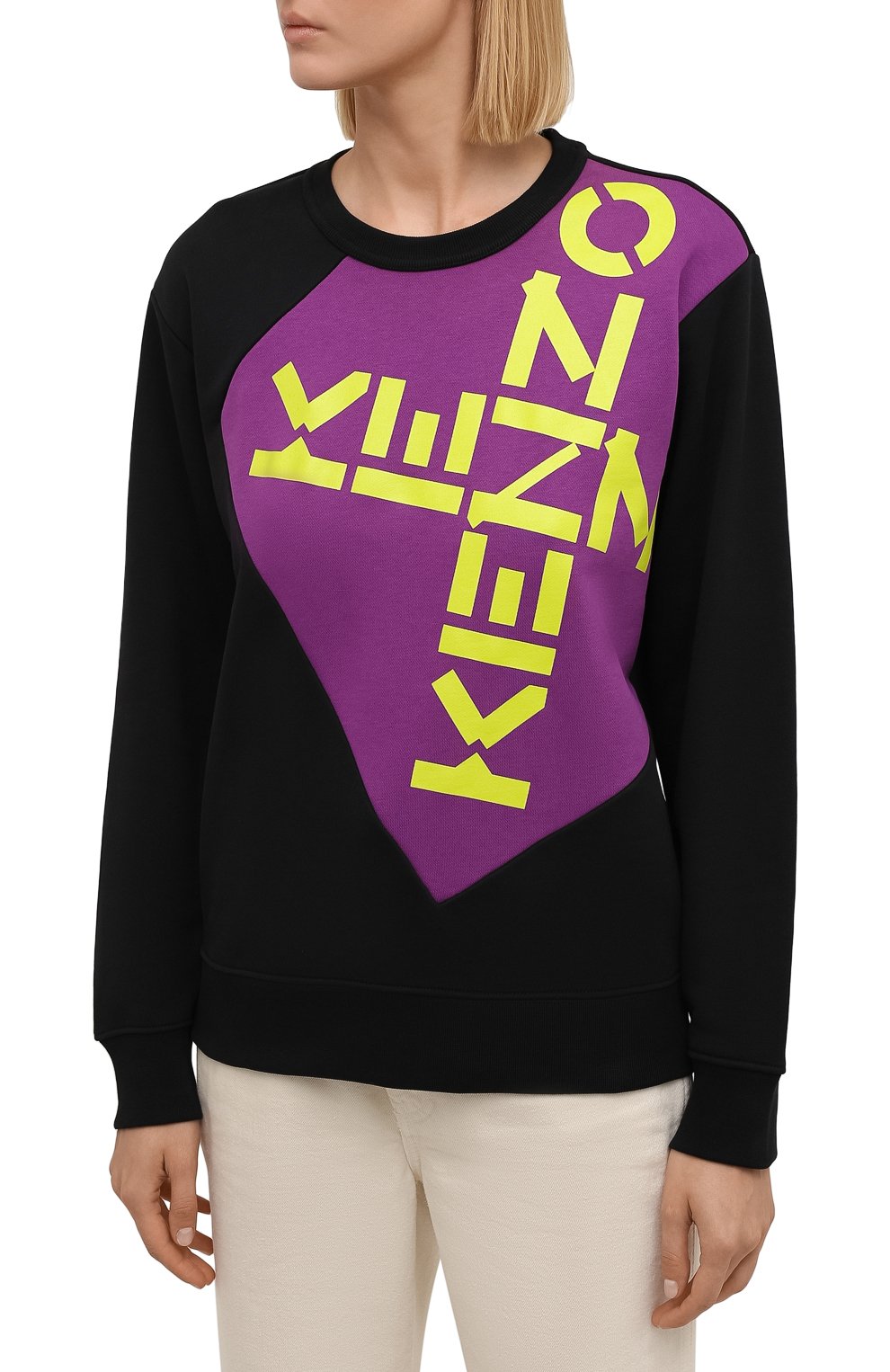 Хлопковый свитшот kenzo sport KENZO, арт. FB62SW6344MS, фото 3