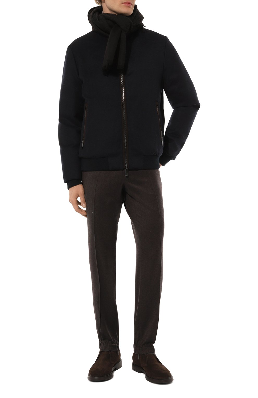 Шарф из шерсти и вискозы PAUL&SHARK, арт. 14317000, фото 3