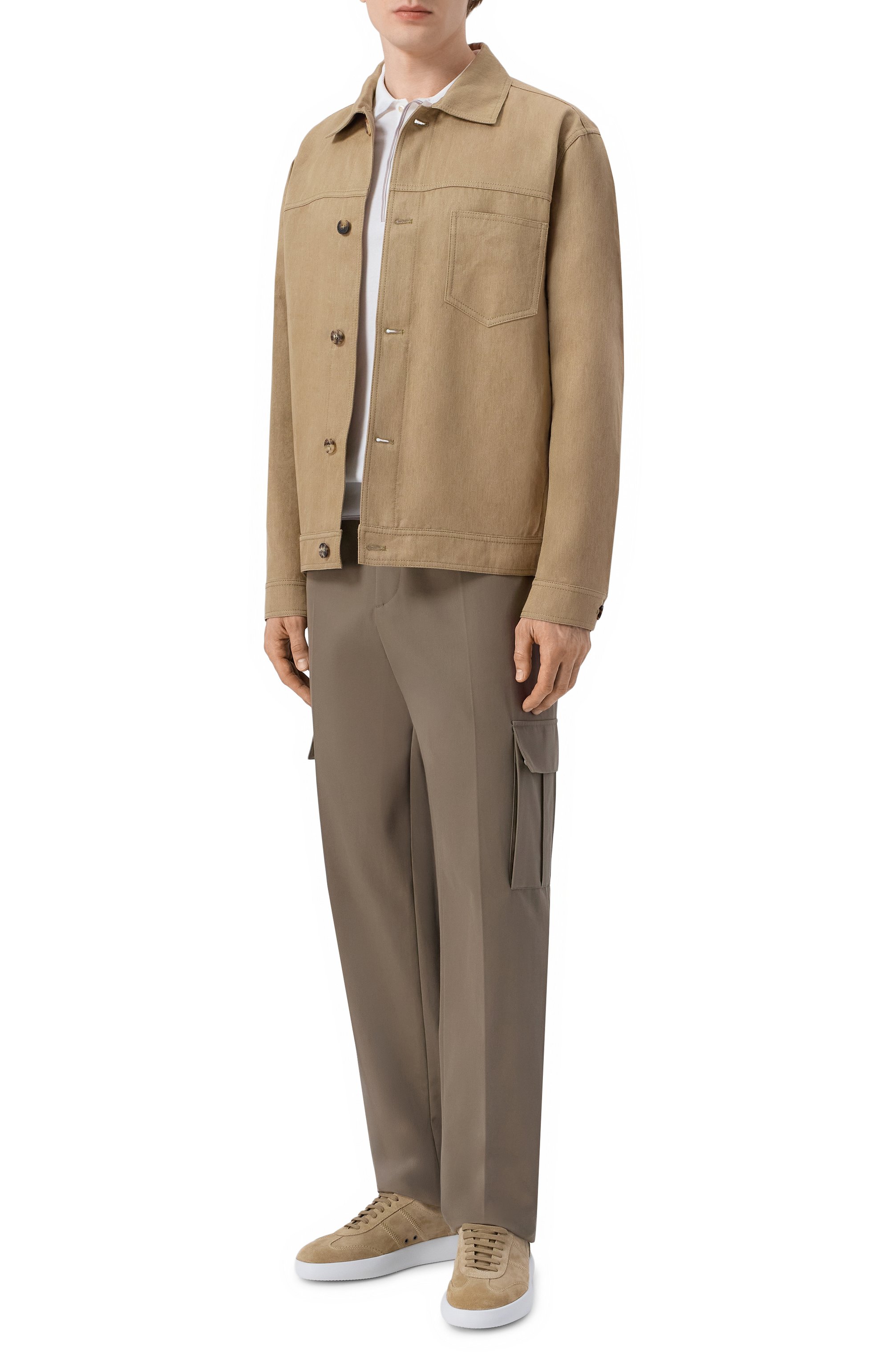 Брюки-карго из хлопка и шелка MVST, арт. M26.2PM.T024/F082 TWILL C0-SE, фото 2