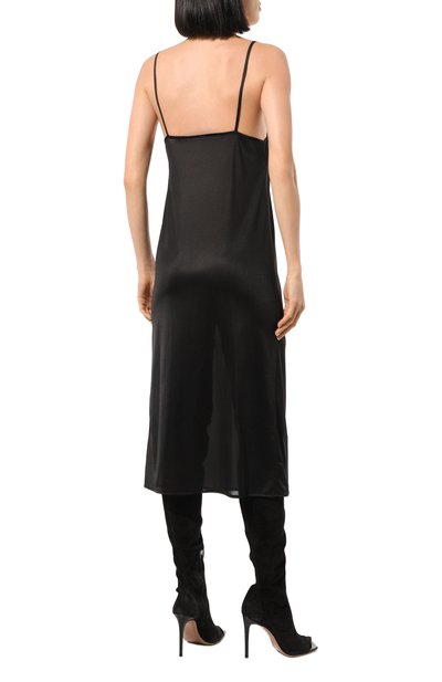 Платье ERIKA CAVALLINI черного цвета по цене 28450 руб., арт. E4WP01, фото 4 Платье ERIKA CAVALLINI, арт. E4WP01, фото 4