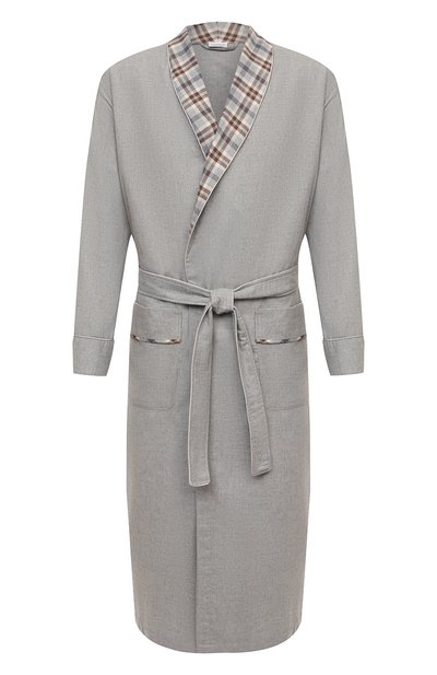 Халат из хлопка и шерсти ZIMMERLI, арт. 4600-75143, фото 1