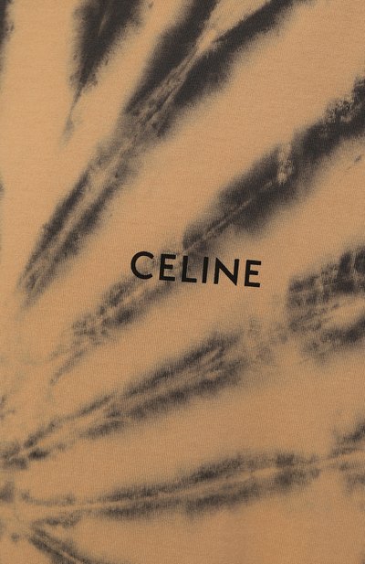 Хлопковая футболка CELINE, арт. 2X46F334U, фото 5