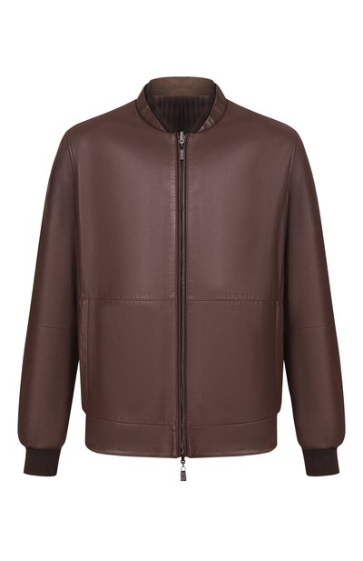 Мужской двусторонний кожаный бомбер CORNELIANI, арт. 27L5W3/2720175