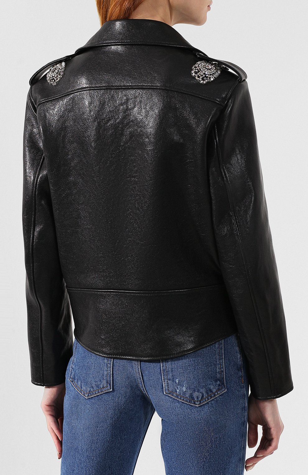 Кожаная косуха GUCCI, арт. 572674/XNAER, фото 4