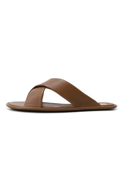 Кожаные шлепанцы carlyle SAINT LAURENT, арт. 825283/AADF0, фото 4