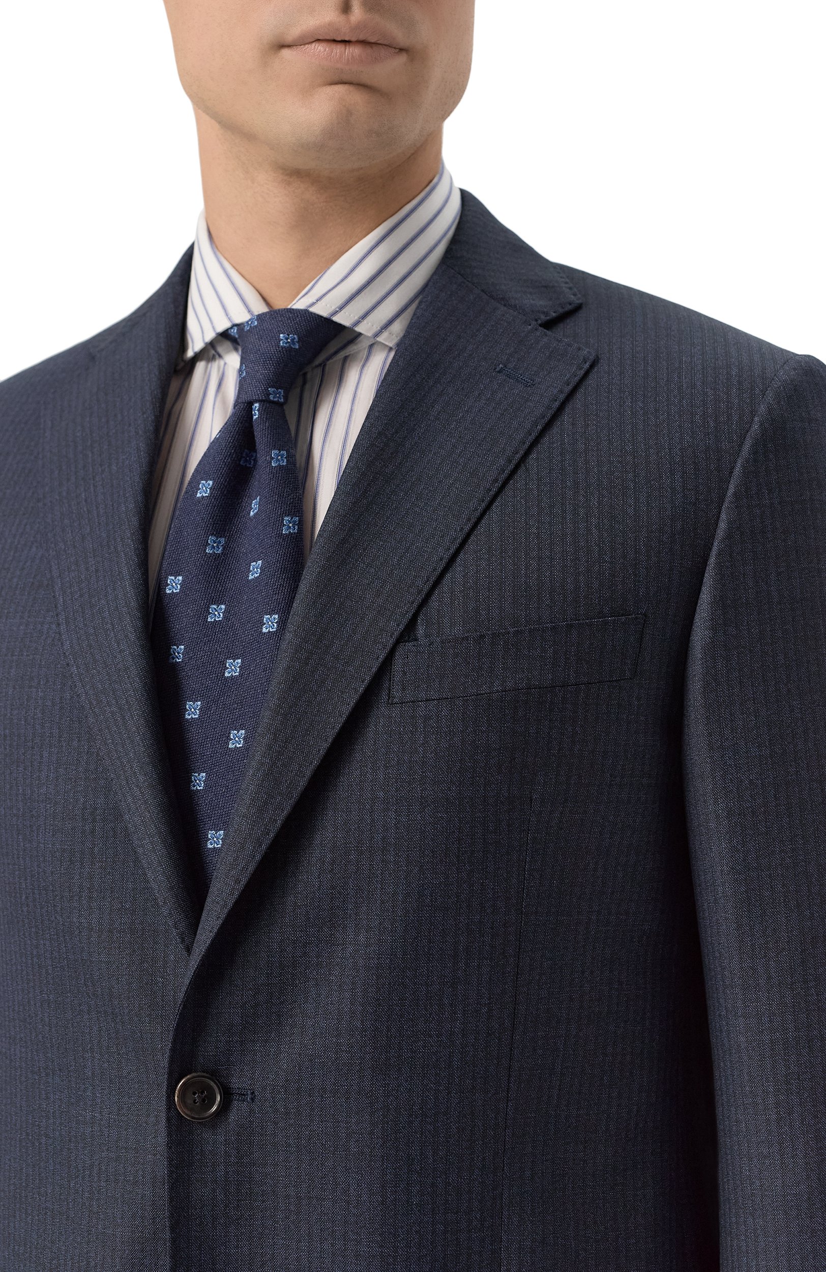 Шерстяной костюм CORNELIANI темно-синего цвета по цене 206500 руб., арт. 286008/2A17232_SET, фото 6 Шерстяной костюм CORNELIANI, арт. 286008/2A17232_SET, фото 6