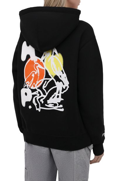 Хлопковое худи HERON PRESTON, арт. HWBB020R21JER0011001, фото 4