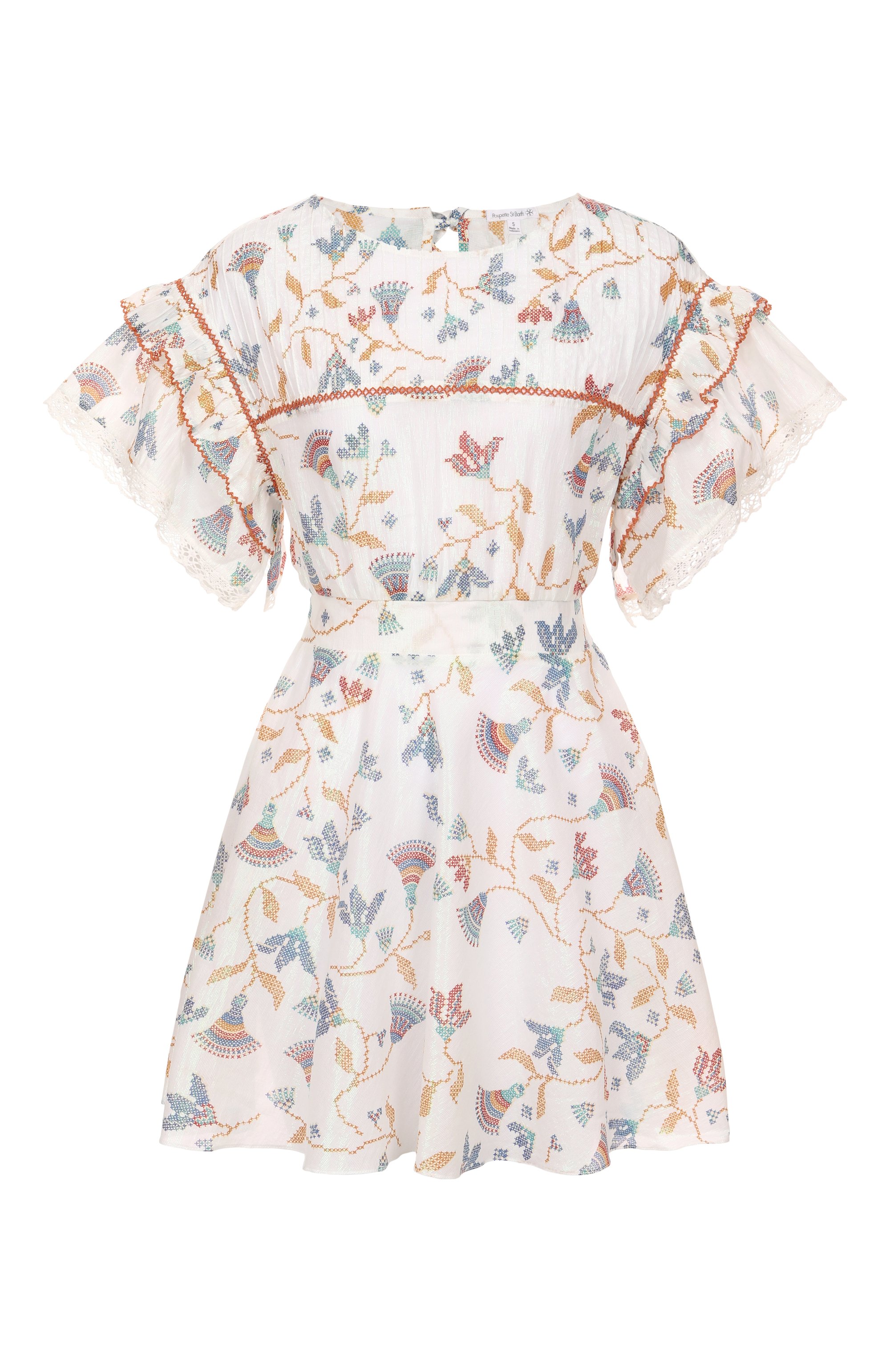 Хлопковое платье POUPETTE ST BARTH, арт. WK2S25NK, фото 1