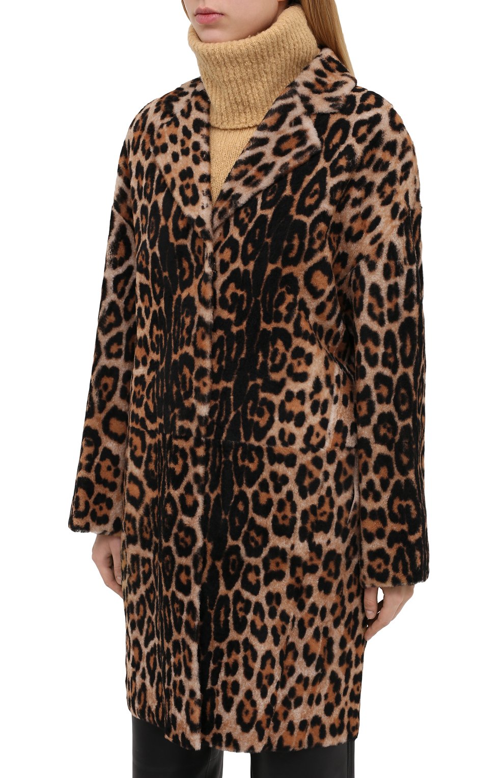 Шуба из овчины YVES SALOMON, арт. 21WYM63794MERL, фото 4