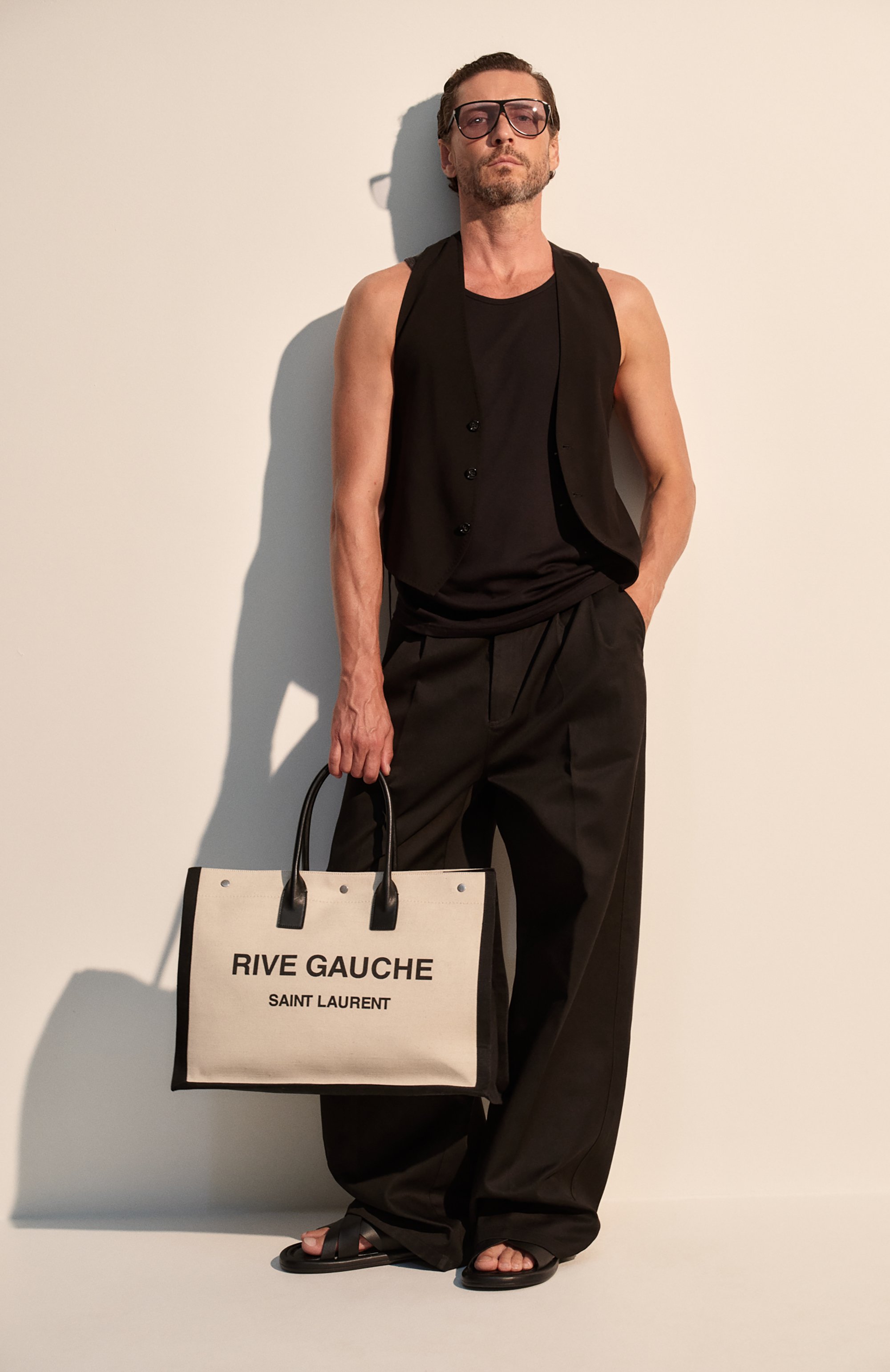 Сумка-тоут rive gauche SAINT LAURENT, арт. 509415/FAAVU, фото 8