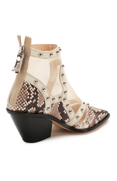 Комбинированные ботильоны AGL, арт. D239567PBKZ031D048, фото 4