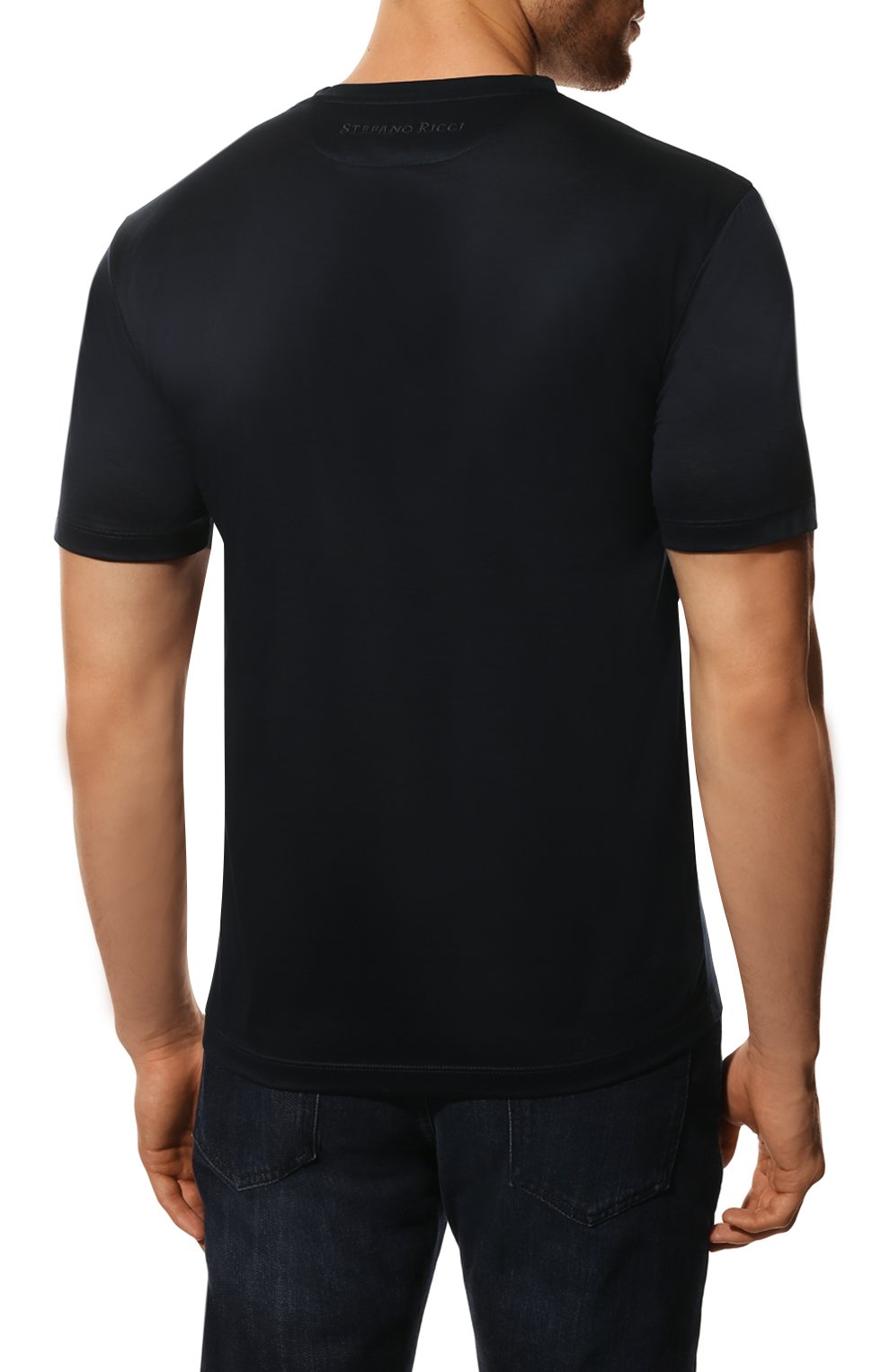 Хлопковая футболка STEFANO RICCI, арт. *MNH1401330/TE0001, фото 4