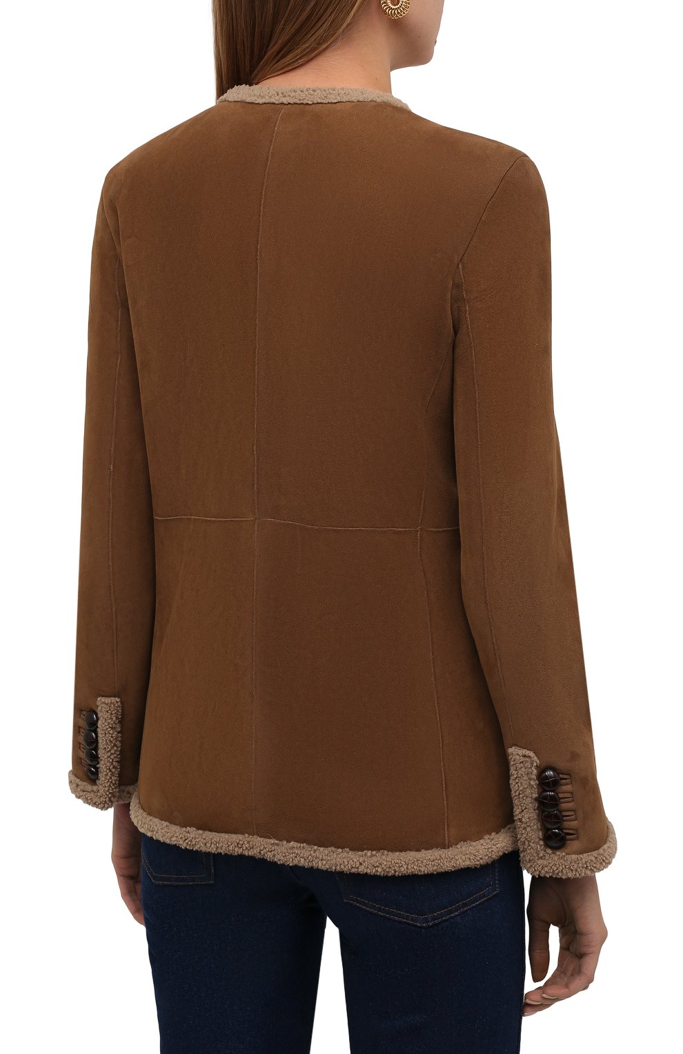 Дубленка из овчины SAINT LAURENT, арт. 677242/YC2AA, фото 4