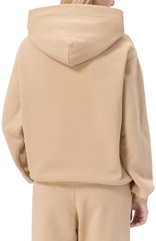 Хлопковое худи Comme des Fuckdown CFABW01355 Бежевый  CFABW01355 Фото 4