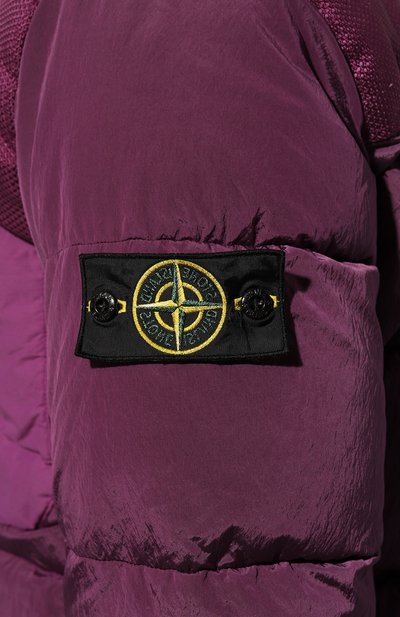 Пуховик STONE ISLAND фиолетового цвета по цене 151500 руб., арт. 751542840, фото 5 Пуховик STONE ISLAND, арт. 751542840, фото 5