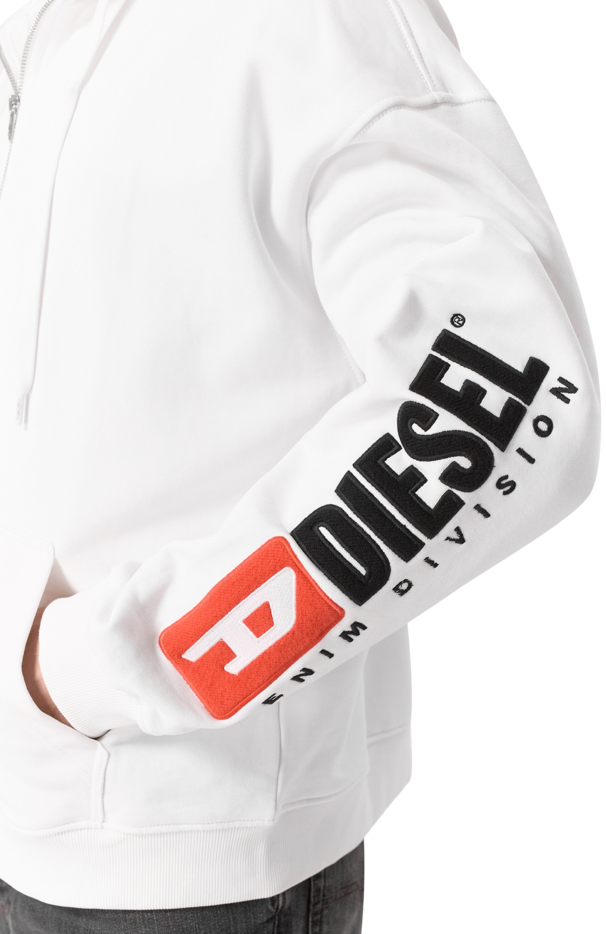 Хлопковая толстовка DIESEL, арт. A20022/0GEAD, фото 5