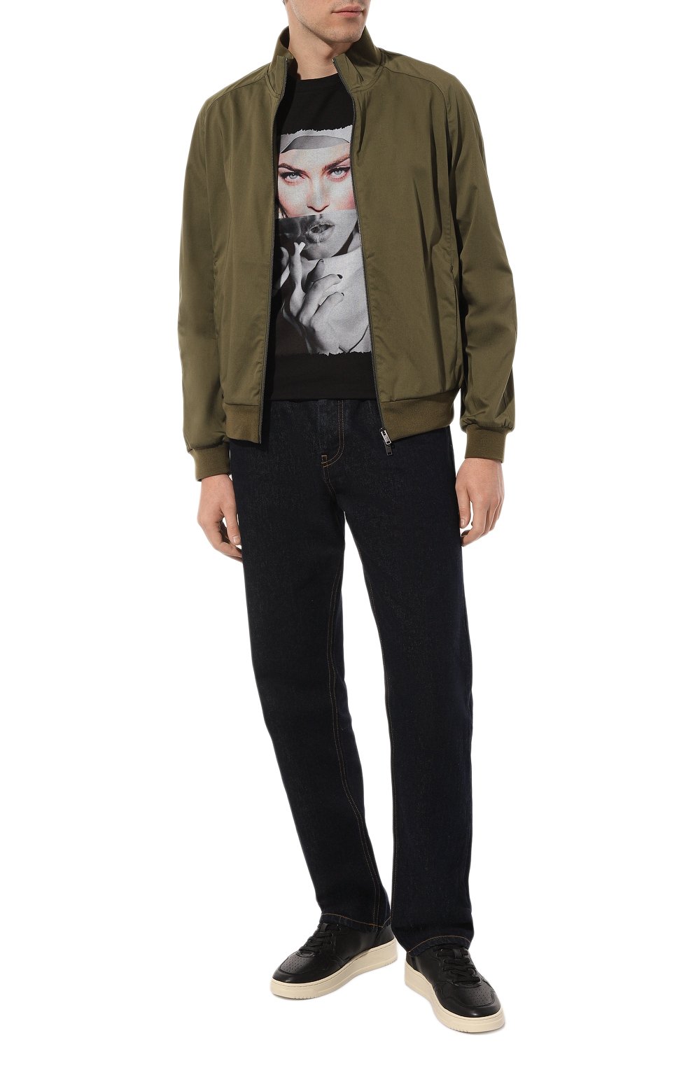 Хлопковая футболка BISIBIGLIO черного цвета по цене 11550 руб., арт. SU0R MAD0NNA, фото 2 Хлопковая футболка BISIBIGLIO, арт. SU0R MAD0NNA, фото 2