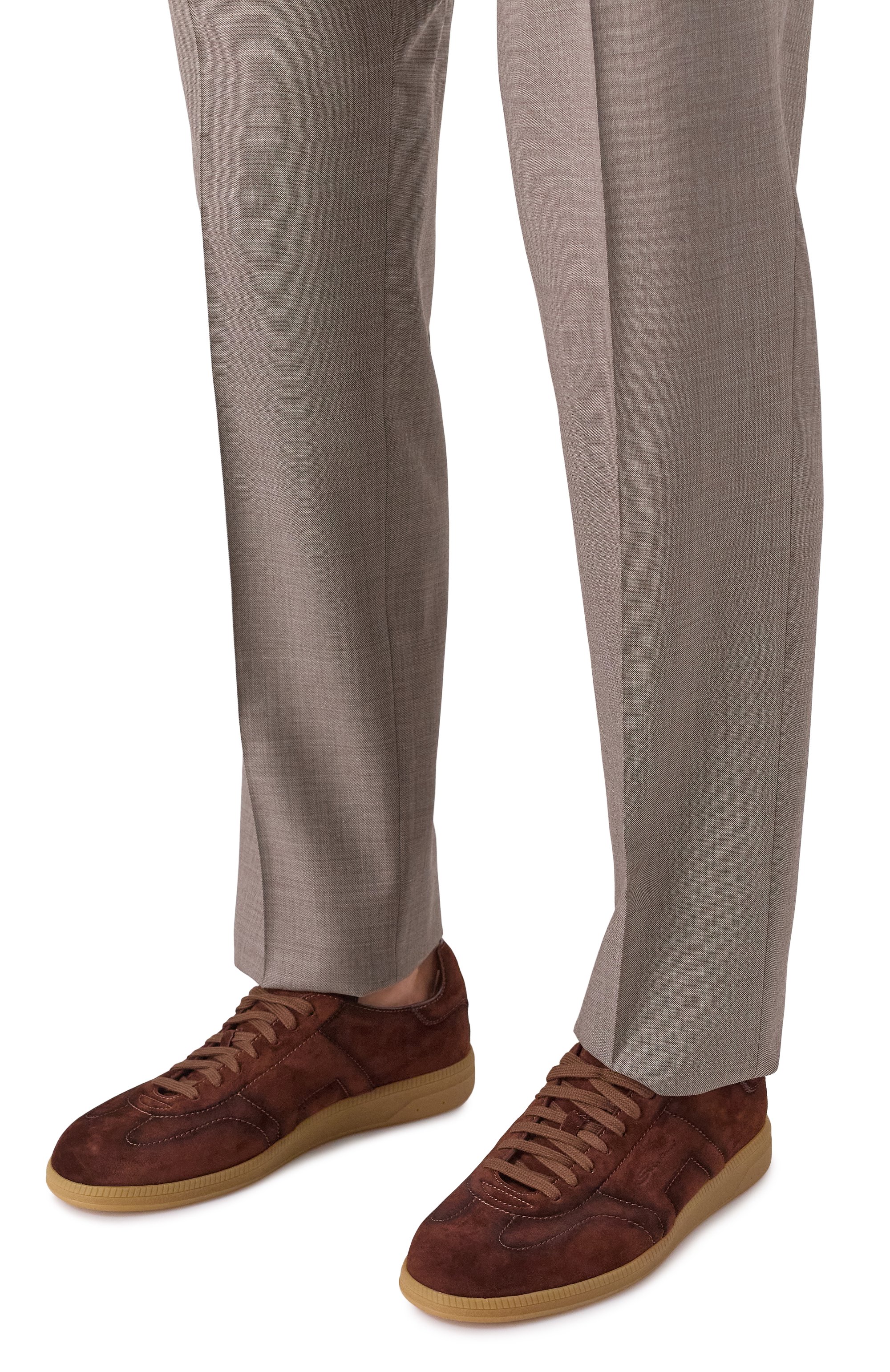 Замшевые кеды dbs oly SANTONI, арт. MBPG22072FARTSE2, фото 3