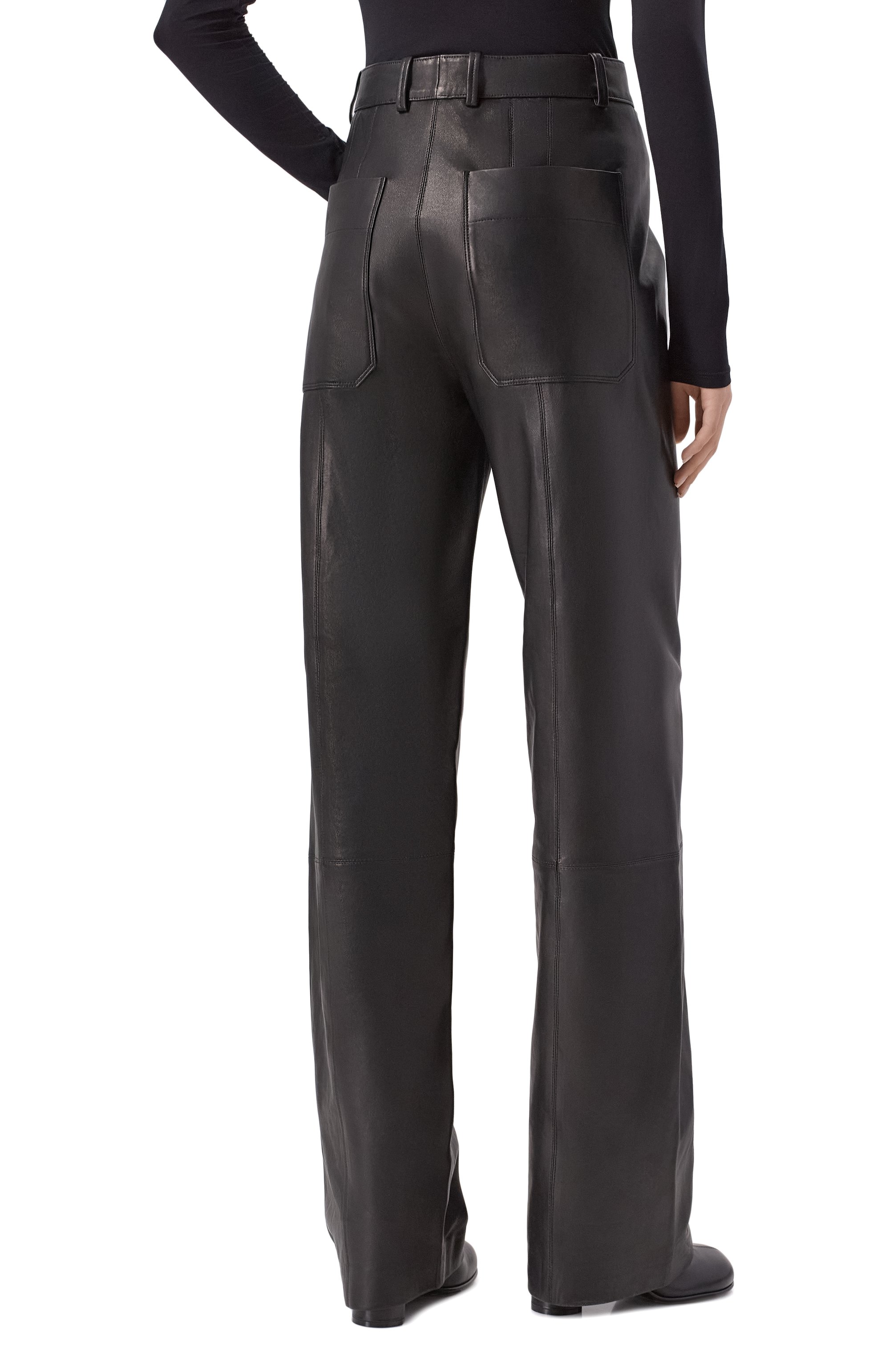 Кожаные брюки PETAR PETROV, арт. F25LP7/LEATHER, фото 4