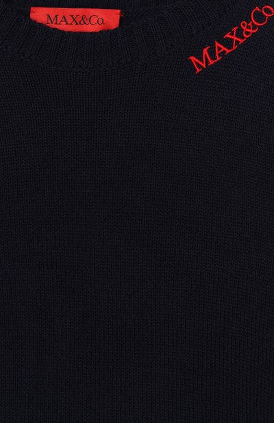 Пуловер MAX&CO темно-синего цвета по цене 15850 руб., арт. MX0251-MX043, фото 3 Пуловер MAX&CO, арт. MX0251-MX043, фото 3